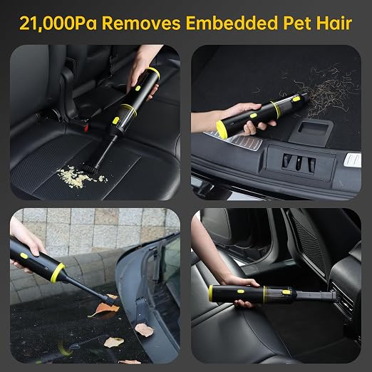 Cros 4-in-1 Mini Cordless Vacuum Cleaner, 21kPa Powerful Suction, Portable - Image 3