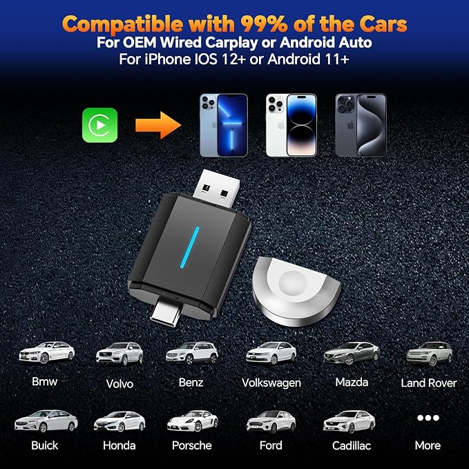 Master Cables Wireless Carplay Adapter 2 in 1 - Image 3