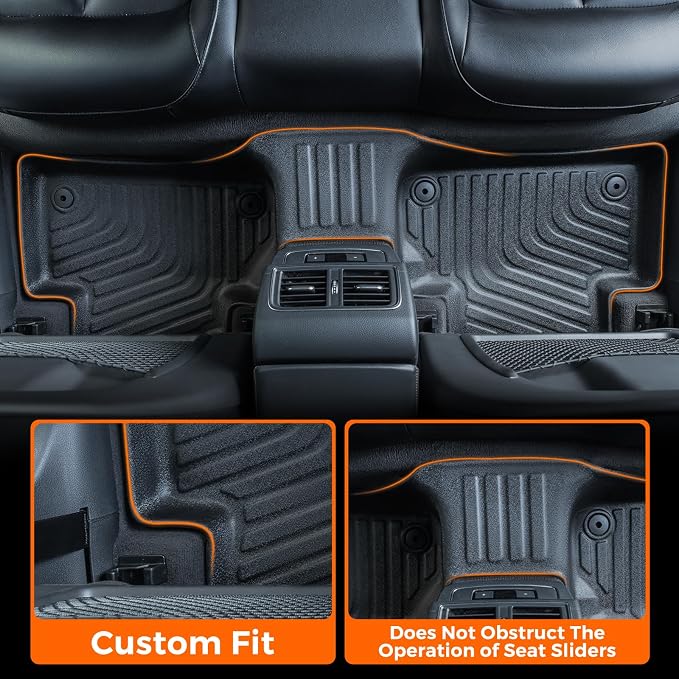 DrCarNow Floor Mats for Audi Q5/SQ5 2018-2025, All Weather Car Floor Mats for - Image 2