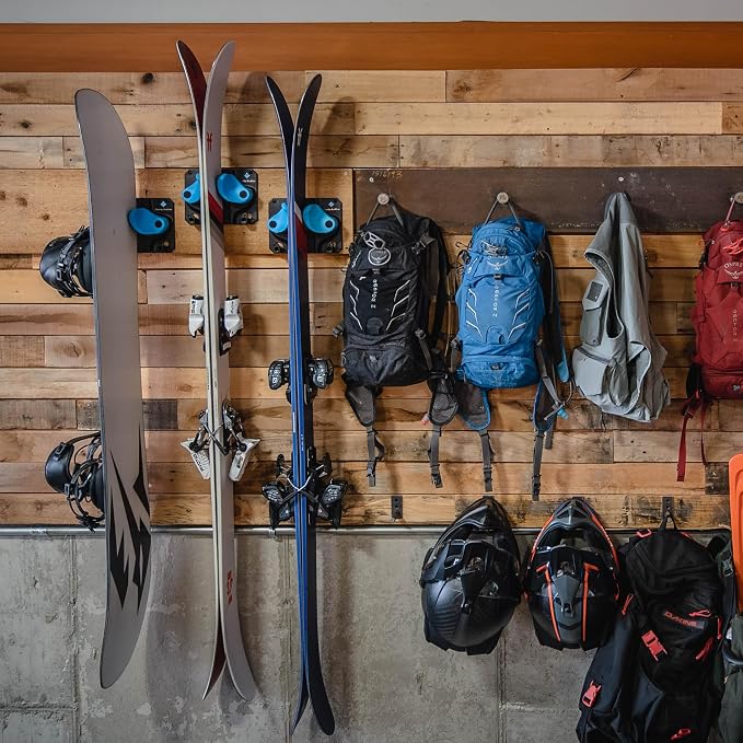 Ultimate Ski & Snowboard Wall Storage Rack - Image 8