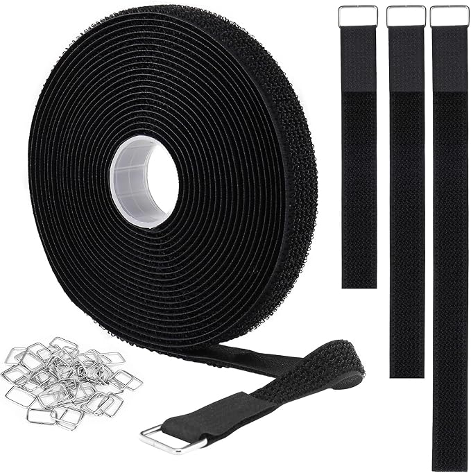 1"x16ft Hook and Loop Straps by YMCRLUX