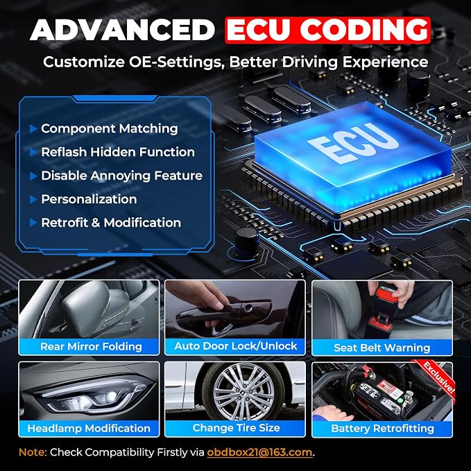 LAUNCH Creader Elite V2.0 for BMW OBD2 Scanner, 2025 Full Systems - Image 5