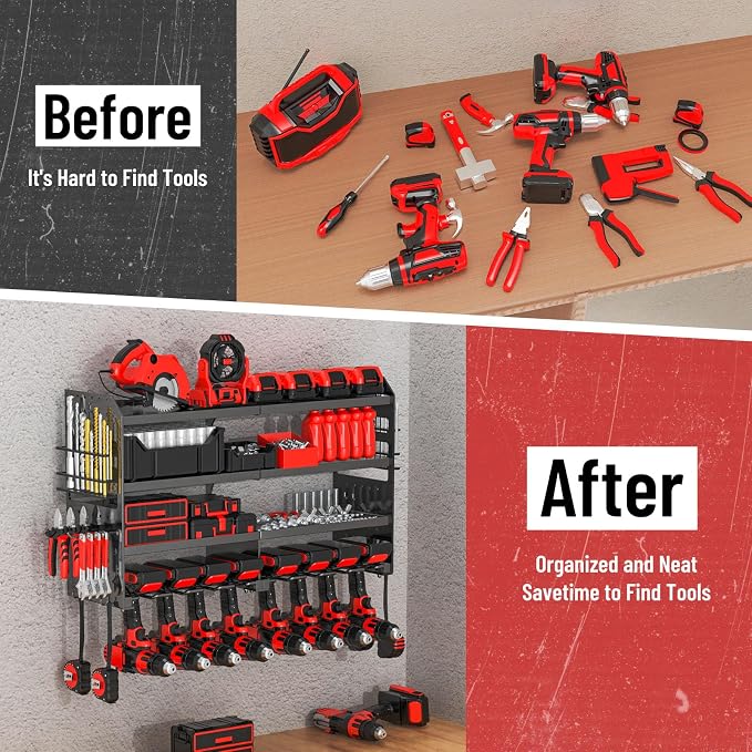 Large Power Tool Organizer Wall Mount - Image 3