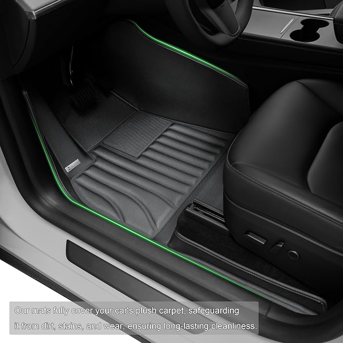 Extreme Coverage Floor Mats for Tesla Model Y – Full 360° Cabin Protection - Image 3