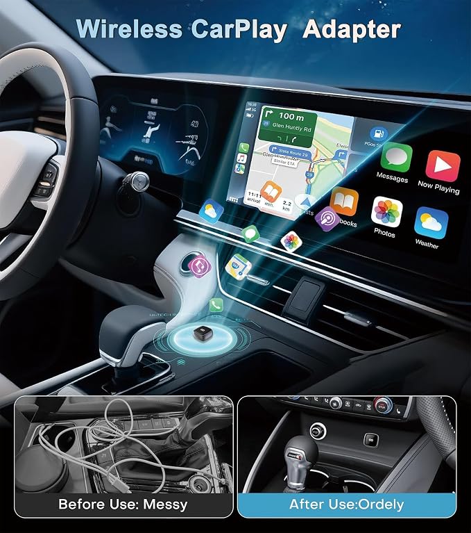 CarPlay Wireless Adapter, Compatible - Image 3