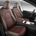 Tesla Model Y Seat Cover Full Set, Faux Leather Tesla Car Seat Cover, Perfect by Dtuupts