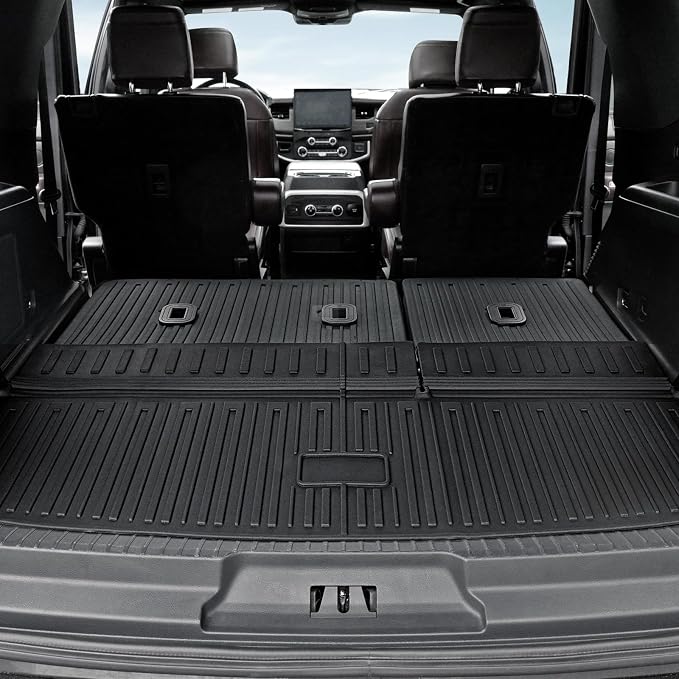 Floor Mats Set for 2018-2024 Ford Expedition/Lincoln Navigator 7 Seats - Image 8