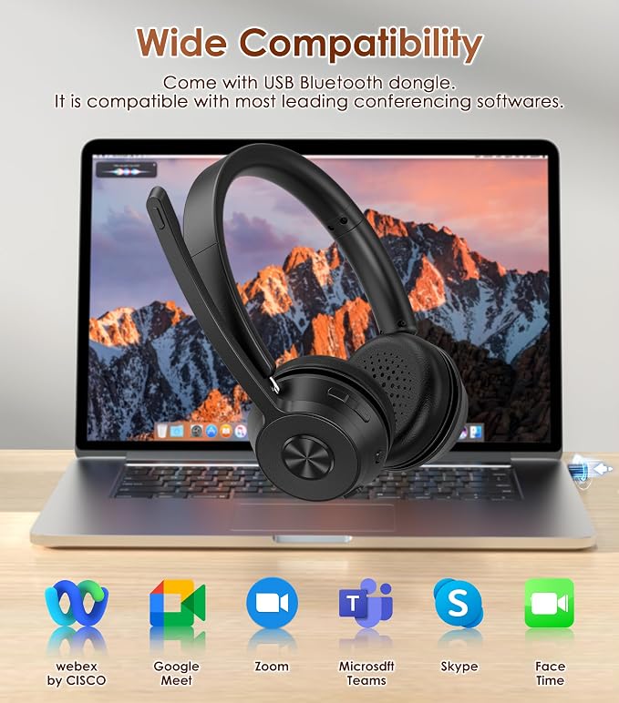 Wireless Headset, Best Headphones - Image 4