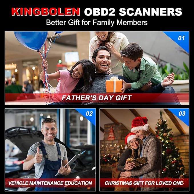 KINGBOLEN S800 OBD2 Scanner Diagnostic Tool, ABS SRS Engine at Automotriz Code - Image 9