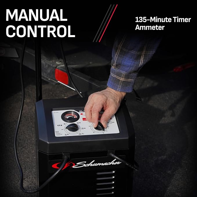 Schumacher Electric Manual Battery Charger & Engine Starter – 6V/12V 200A - Image 5