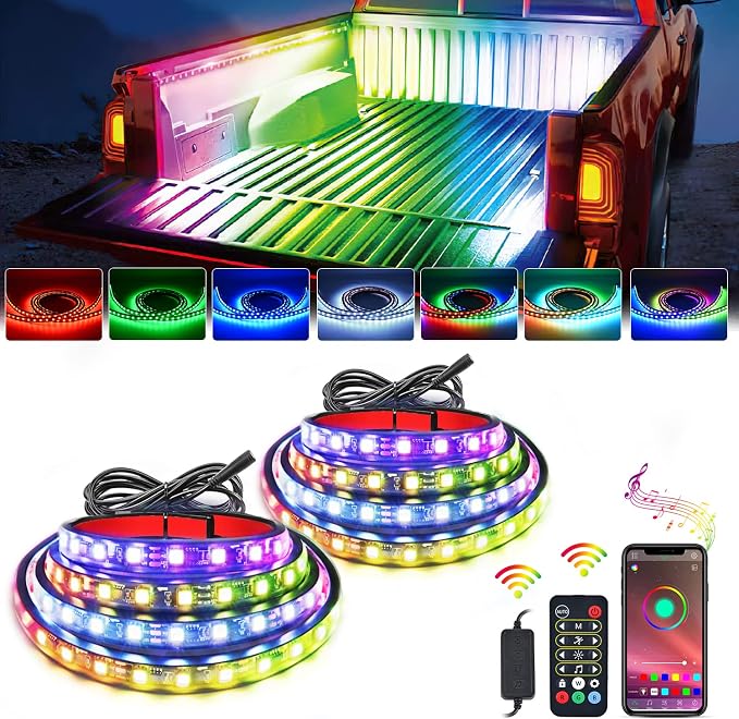Nilight Truck Bed Light Strip RGB-IC LED Bar by Nilight