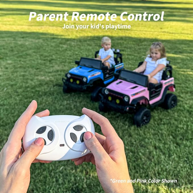 4WD Kids Ride on Car Truck, 12V 7Ah Kids Electric Vehicles Car Ride on Toy - Image 3