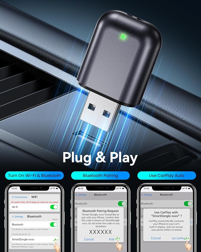 Burnt Sugar Wireless CarPlay Adapter - Image 3