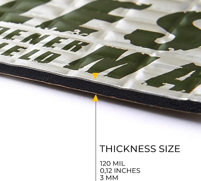Siless Max 120 mil 30 sqft Car Sound Deadening mat - Image 8