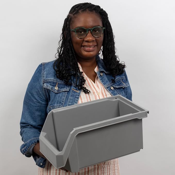 Plastic Containers for Organizing and Storage Bins for Closet, Garage or Pantry - Image 7
