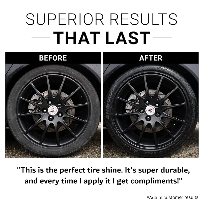 CAR GUYS Tire Shine Spray | The Perfect Shine | Durable and User Friendly Tire - Image 4