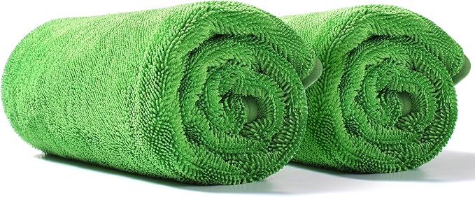 JOYMOOP Microfiber Towels for Cars, 2 Pack 63" x 29.5" Car Drying Towel by JOYMOOP