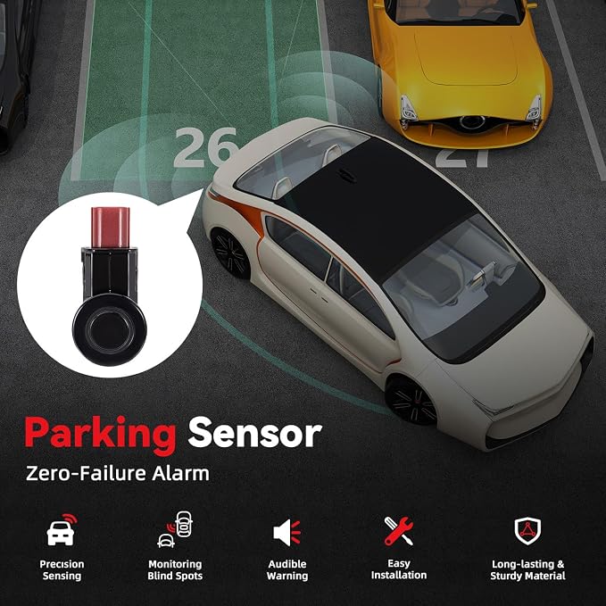 2pcs PDC Bumper Parking Aid Assist Sensor Backup Reverse Radar Replacement Kit - Image 4
