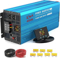 4000 Watt Pure Sine Wave Power Inverter DC 12V to 110/120V AC by LCYMW