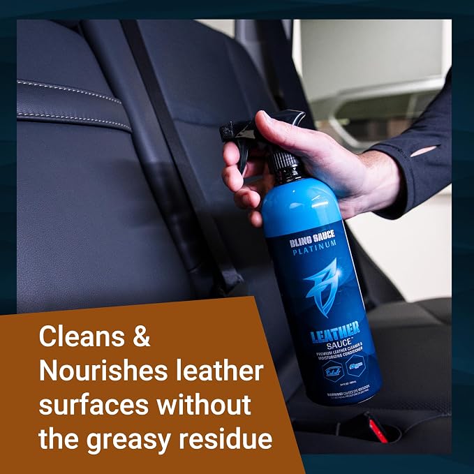 Bling Sauce Platinum: Leather Sauce, 2 in 1 Cleaner and Conditioner - Image 5