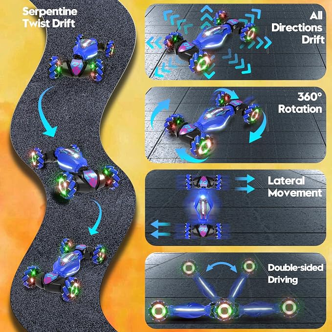 Gesture RC Car - Gesture Sensing RC Stunt Car Toys - Image 4
