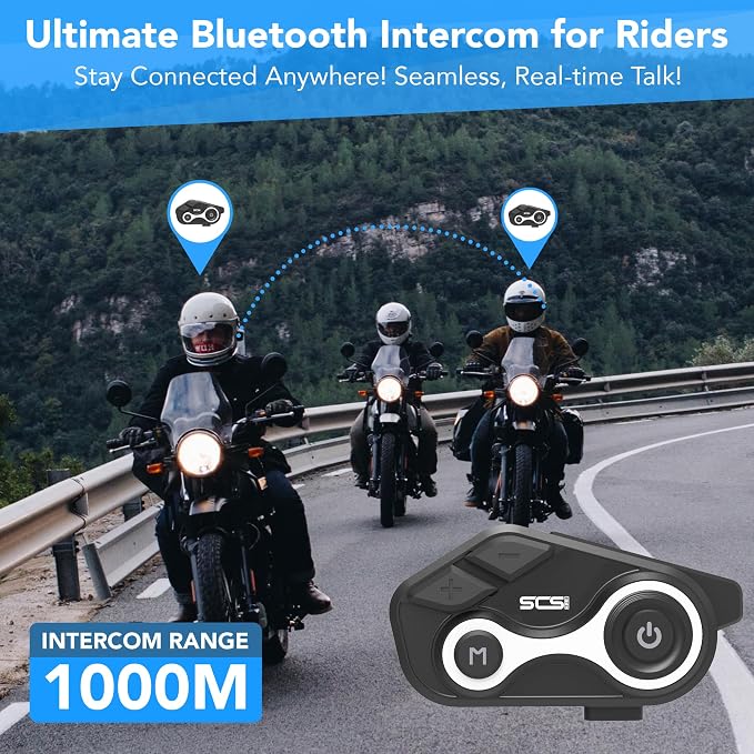 Motorcycle Bluetooth Intercom Helmet Headset - Image 5