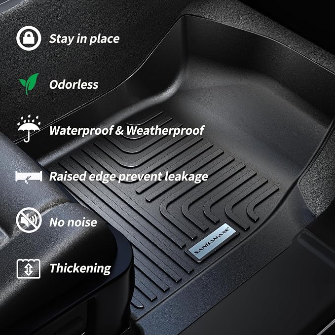 Floor Mats for Tesla Model Y Juniper 2025 2026 | All-Weather TPE Liners 7-Piece - Image 5