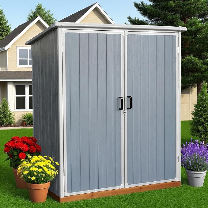 5x3 FT Resin Outdoor Storage Shed by Unknown