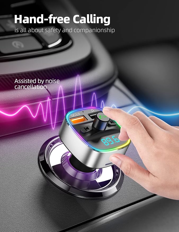 Nulaxy Bluetooth FM Transmitter - Image 2