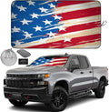 Autoamerics 1-Piece Windshield Sun Shade USA Art Flag by AutoamericsUS