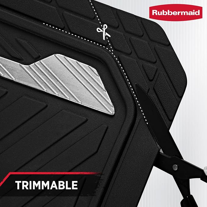 Rubbermaid Car Floor Mat, Heavy Duty All-Weather Car Mats Full Set - Image 7