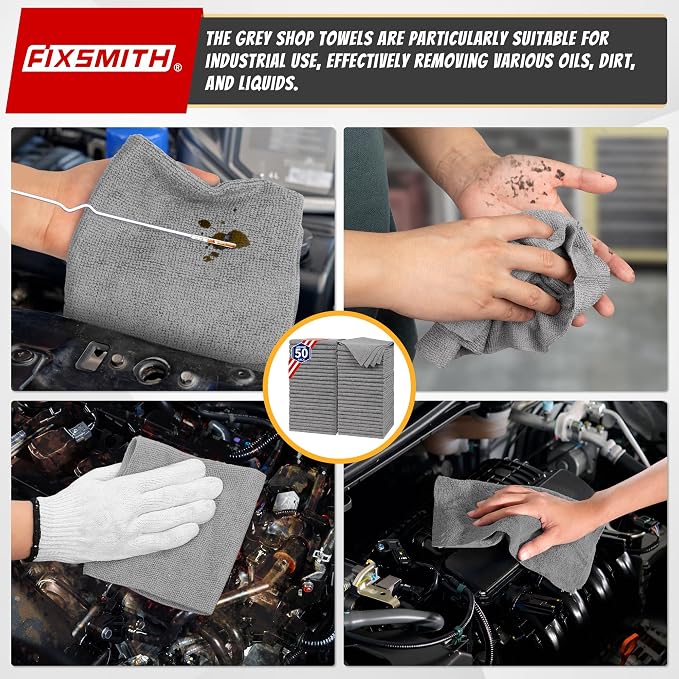 FIXSMITH Shop Towels, Microfiber Towels - Image 6