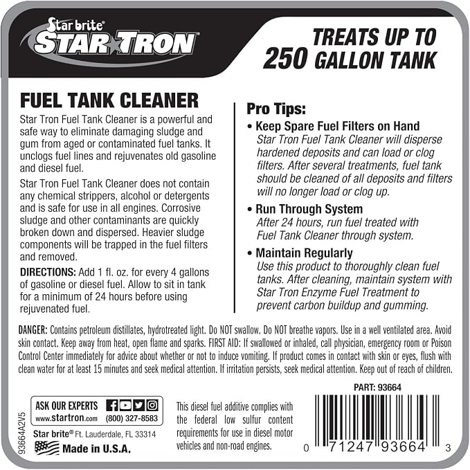 STAR BRITE Star Tron Fuel Tank Cleaner - Image 2