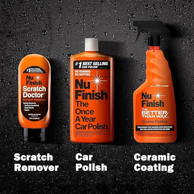 Nu Finish Exterior Finish Detailing Kit, Car Care Kit Protects Car Exterior - Image 2