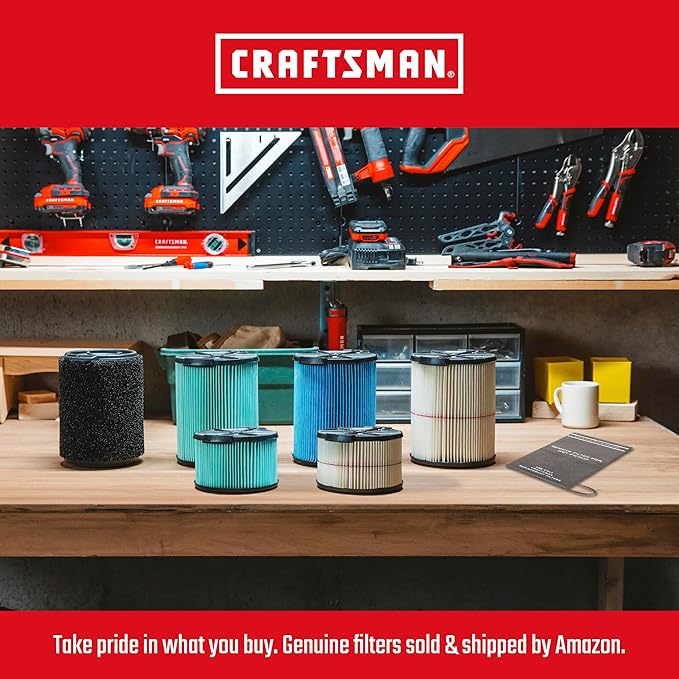 CRAFTSMAN CMXEVBE17606 12 Gallon 6.0 Peak HP Wet Dry Vac - Image 5