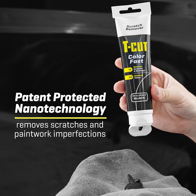 T-Cut Black Scratch Remover, Color Fast Car Wax Polish Color Enhancer, 5.3 Oz - Image 5