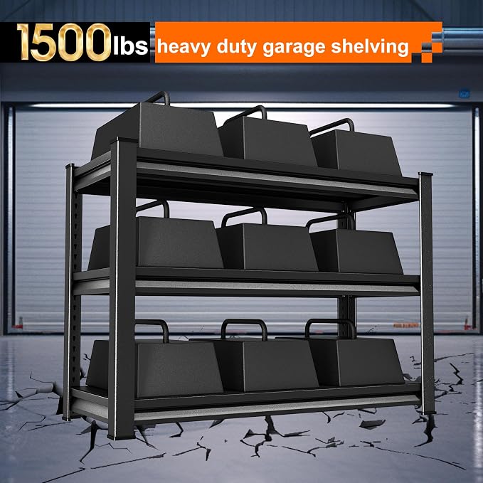 Garage Storage Shelves Heavy Duty, 40”W Shelving Units and Storage Rack - Image 4
