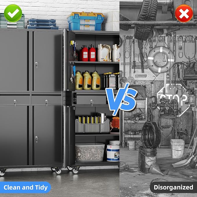 Metal Garage Storage Cabinet - Image 5