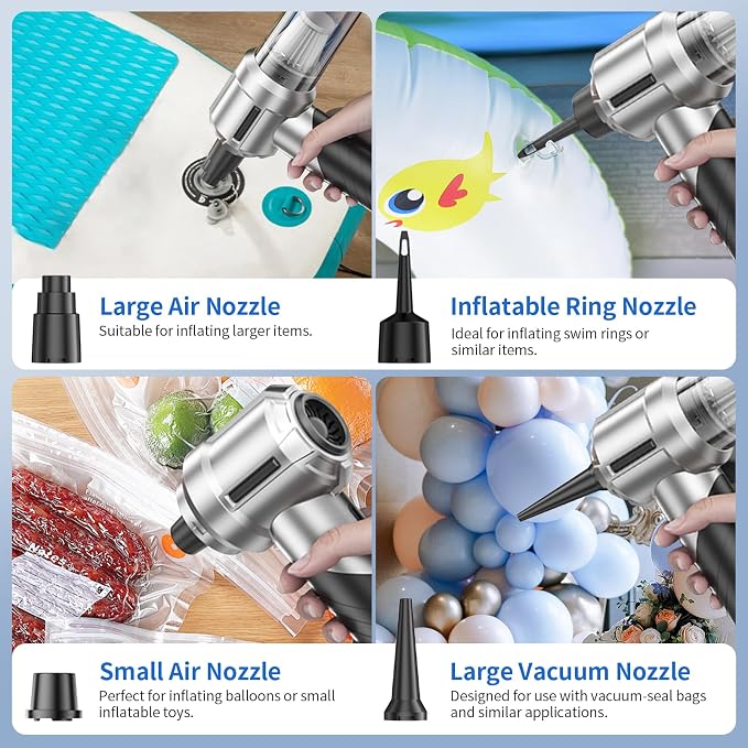 Car Vacuum, Portable & Foldable 21000PA & Air Duster, Cordless Handheld - Image 3