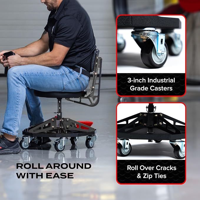 Vyper Robust Steel Sport Shop Chair - Image 5