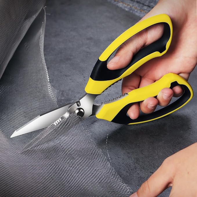 Utility Scissors Heavy Duty: sharp Scissors All Purpose heavy duty, Easy - Image 6