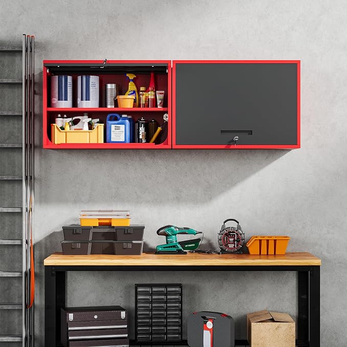 Yizosh Metal Garage Wall Cabinet - Image 2