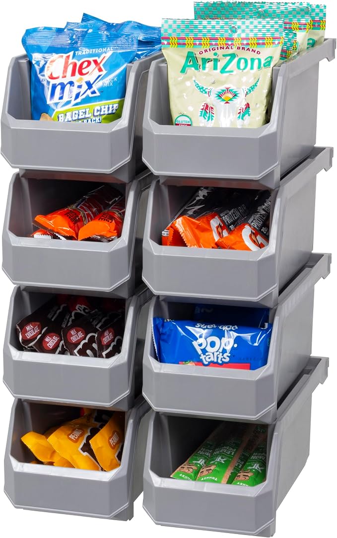 Plastic Containers for Organizing and Storage Bins for Closet, Garage or Pantry by Akro-Mils
