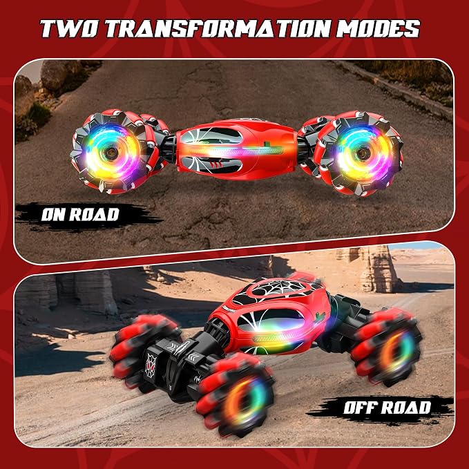 Spider Remote Control Car Gesture Sensing Hand Controlled Stunt Car, 4WD Drift - Image 4