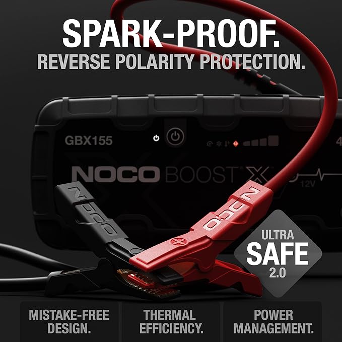 NOCO Boost X GBX155: 4250A UltraSafe Jump Starter – 12V Lithium Battery Booster - Image 4