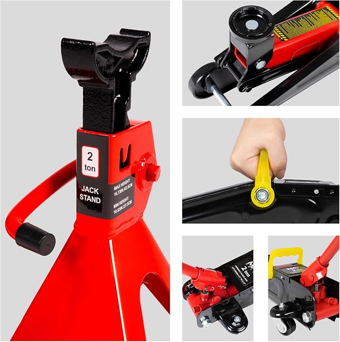 2-Ton Hydraulic Low Profile Trolley Garage Service/Floor Jack - Image 5