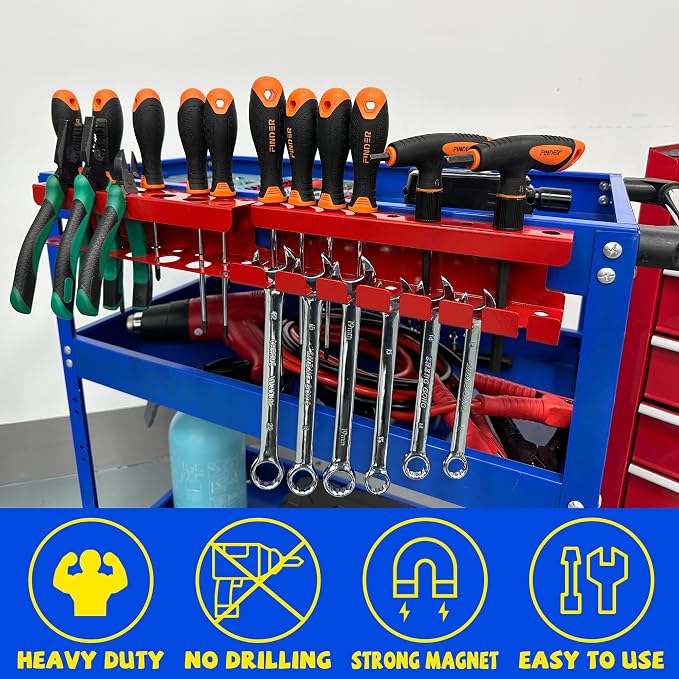 ULIBERMAGNET Magnetic Screwdriver Holder, Magnetic Wrench Holder, Heavy Duty - Image 3