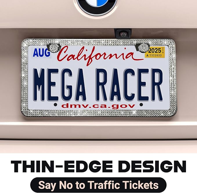 Sparkly Bling License Plate Frame - Image 7