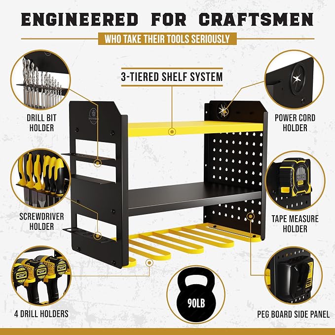 Power Tool Organizer Wall Mount - Image 2