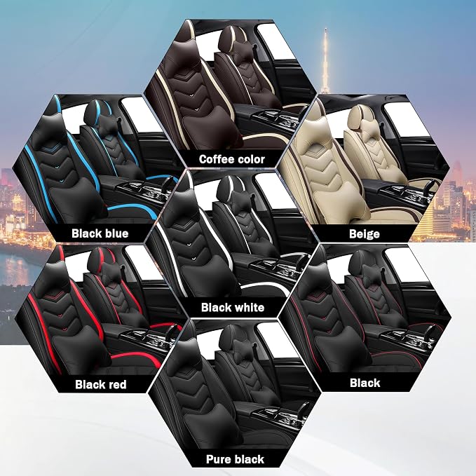 Car Seat Covers for Chrysler Pacifica 2004-2025, Stylish Sport Seat Cover - Image 7